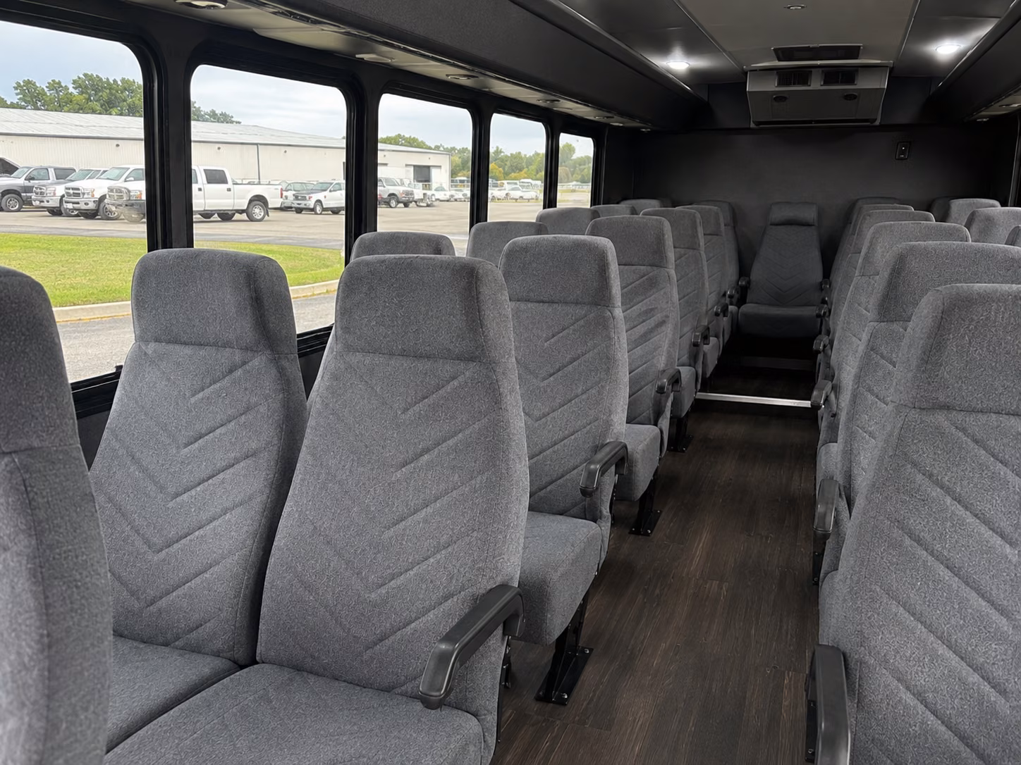 savannah 20 passenger minibus inside