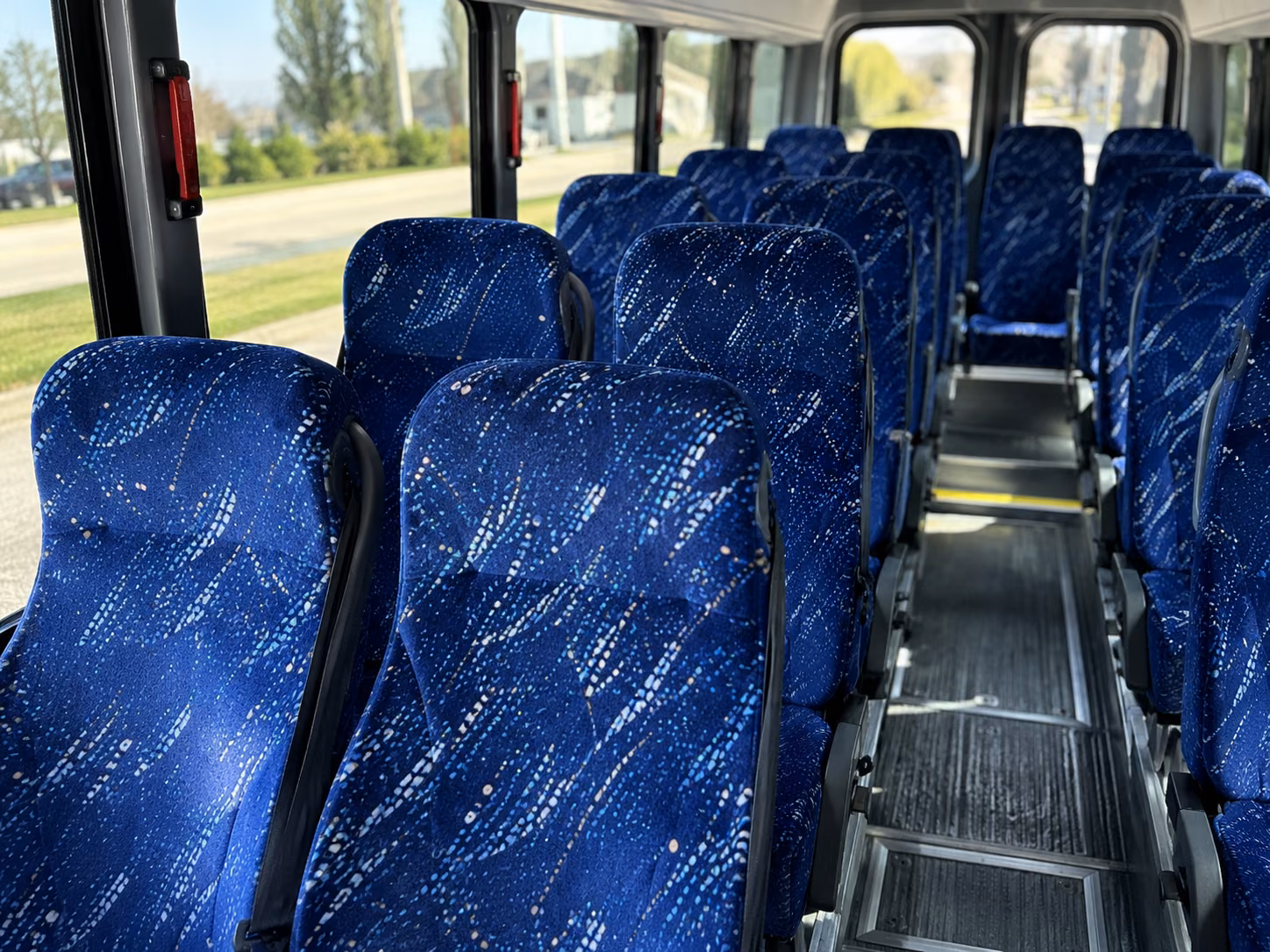 savannah 20 passenger minibus interior