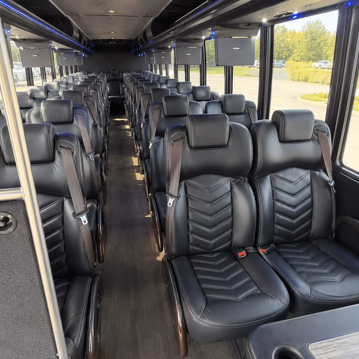 savannah 25 passenger minibus inside