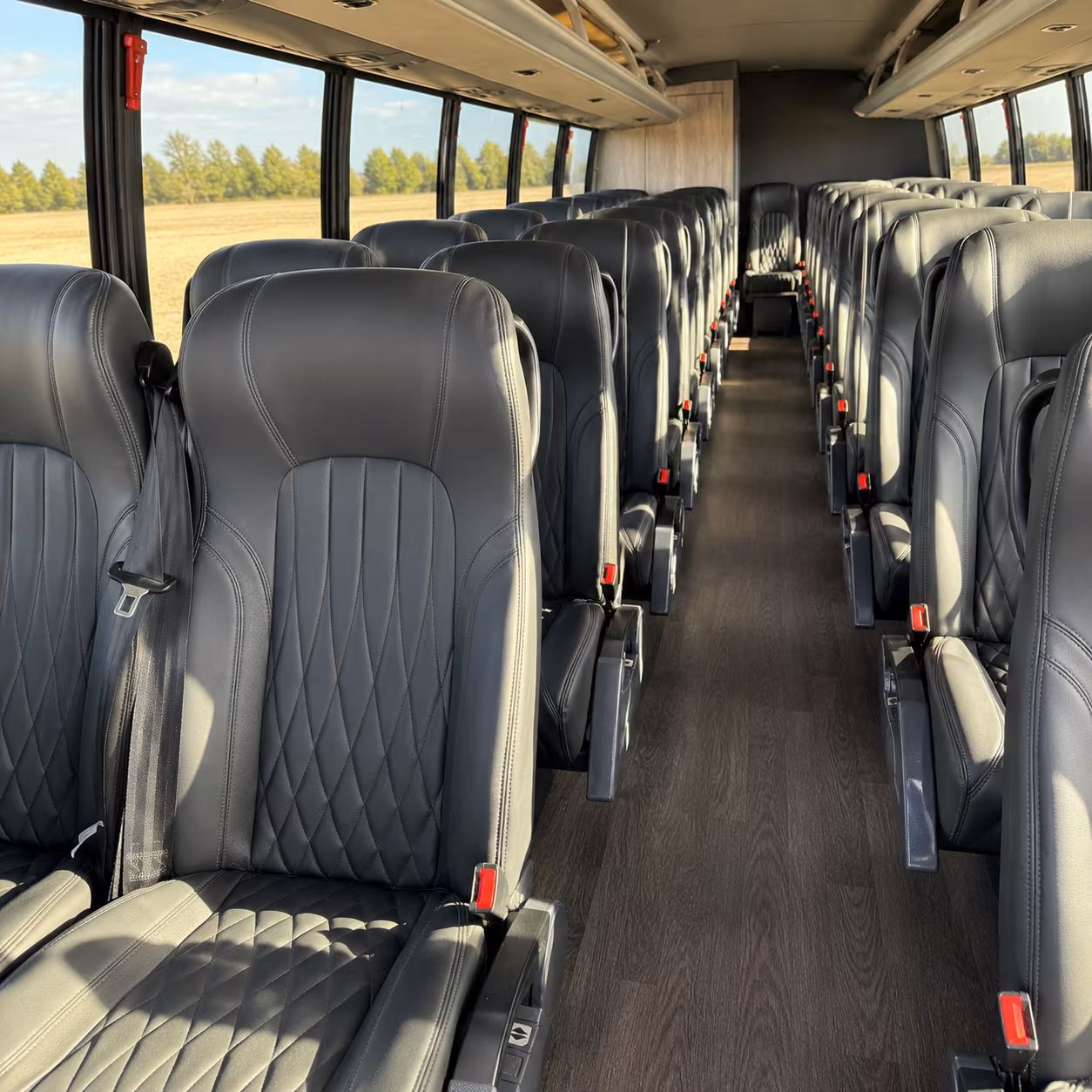 savannah 25 passenger minibus interior