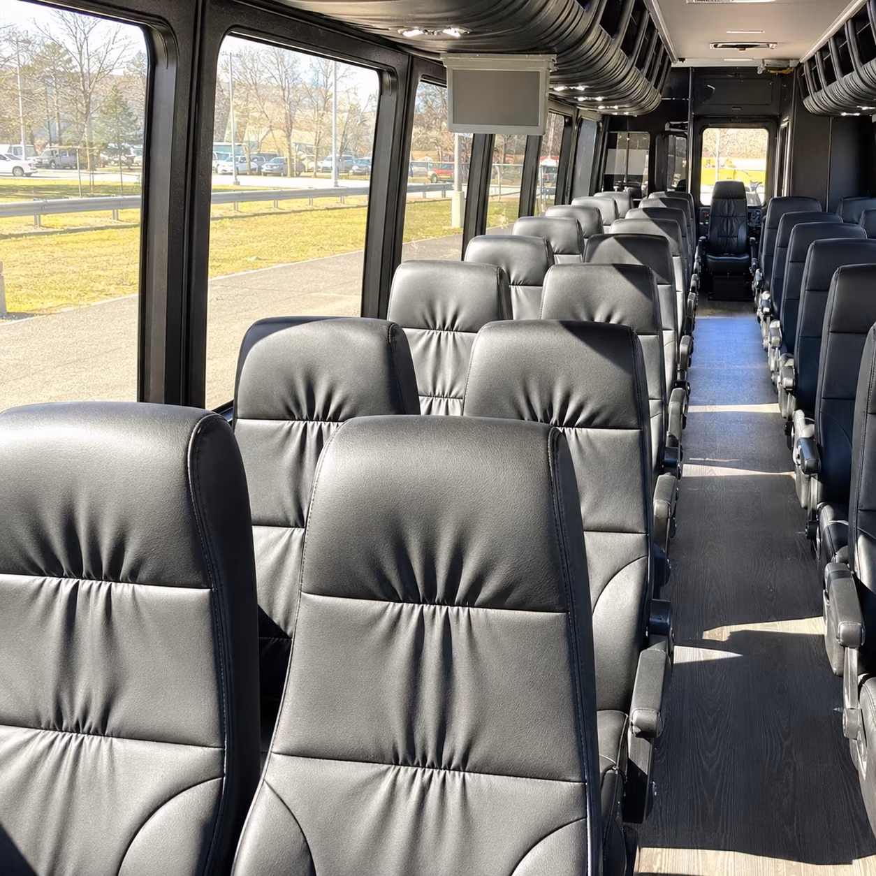 savannah 35 passenger minibus inside