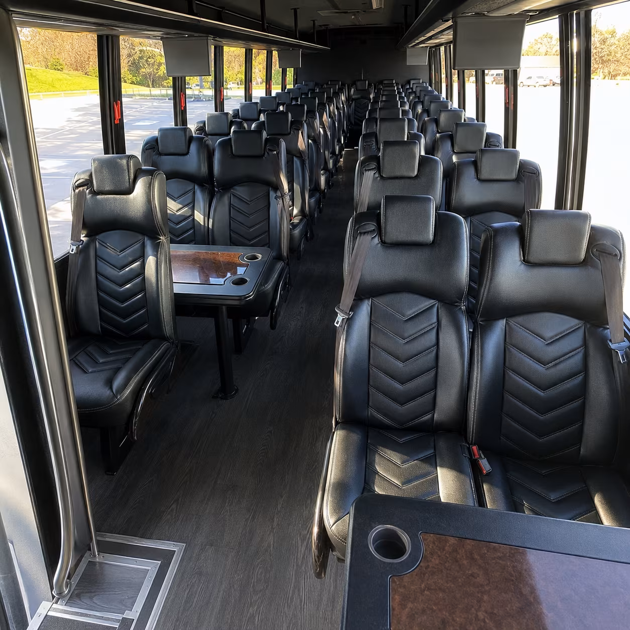savannah 35 passenger minibus interior