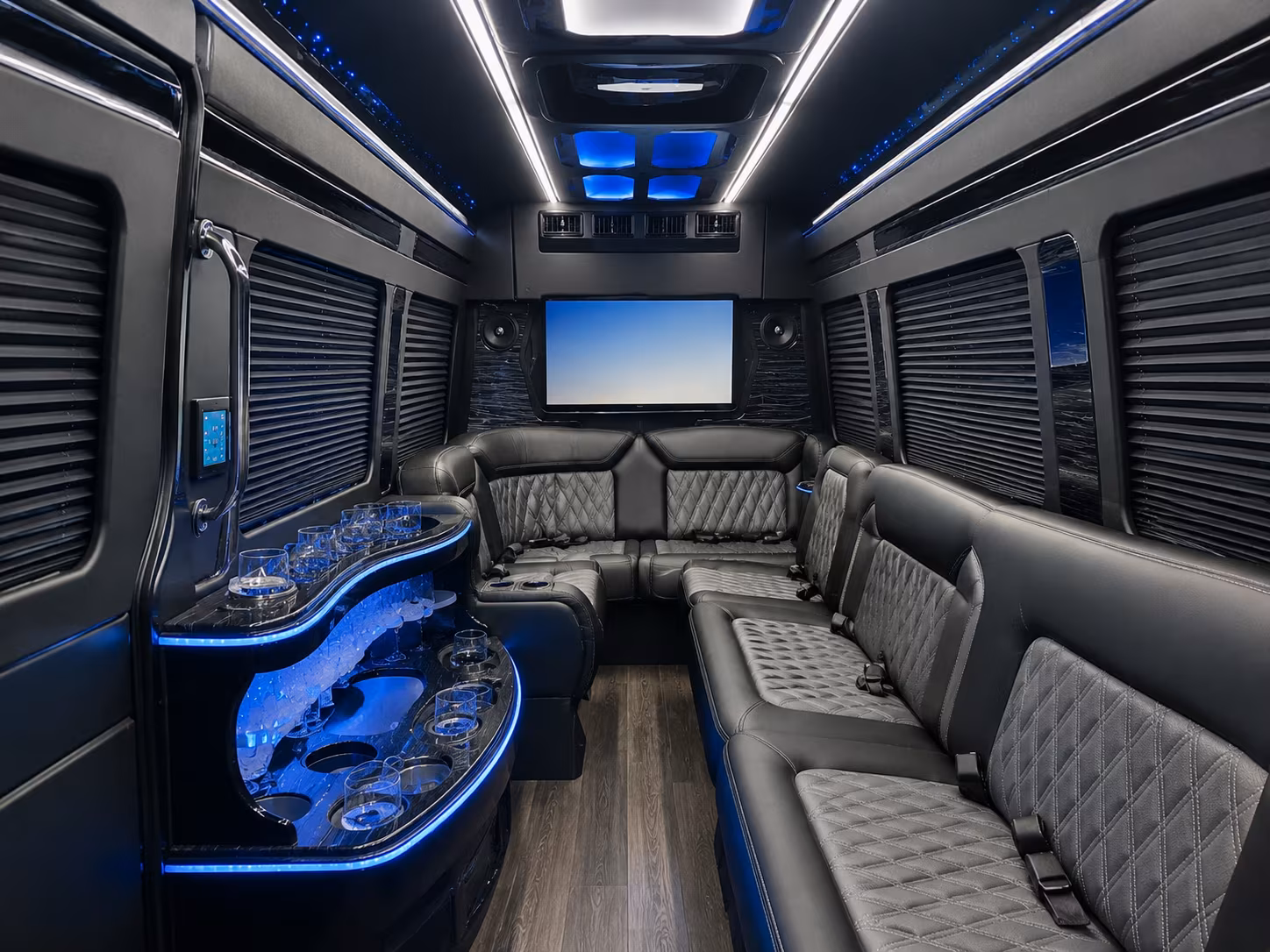 savannah corporate transportation onboard seating