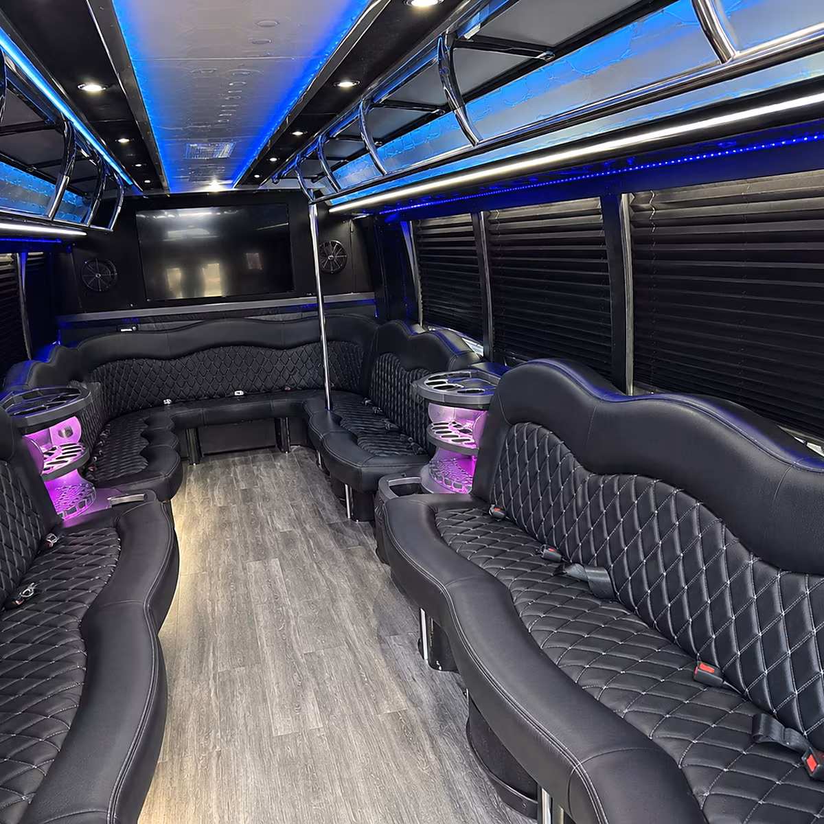 savannah party bus inside