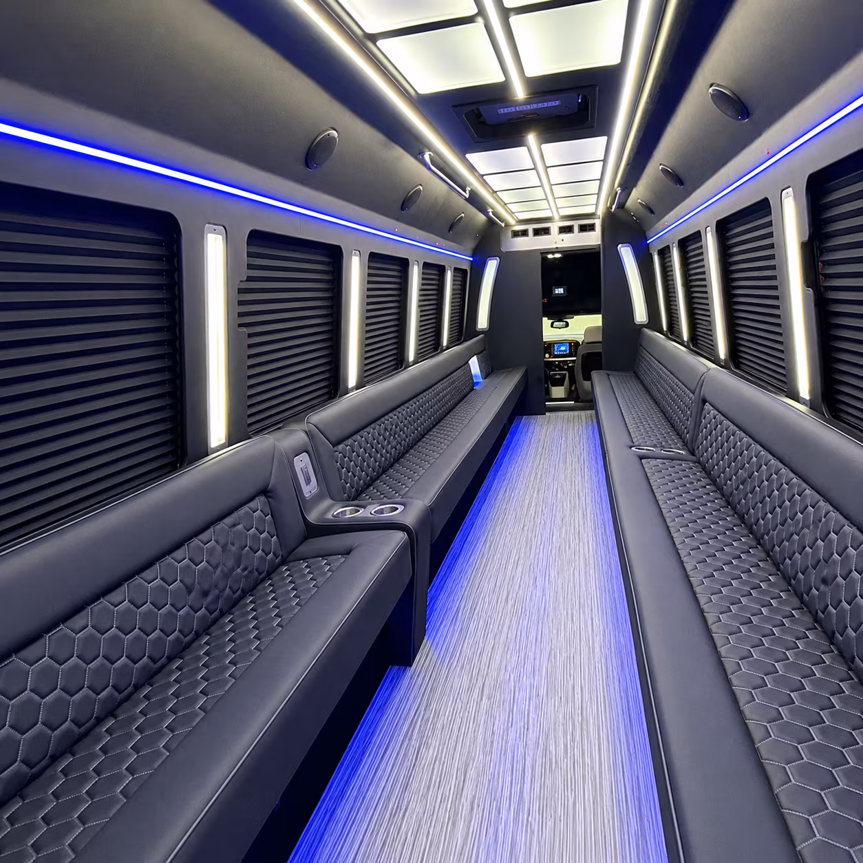 savannah party bus interior